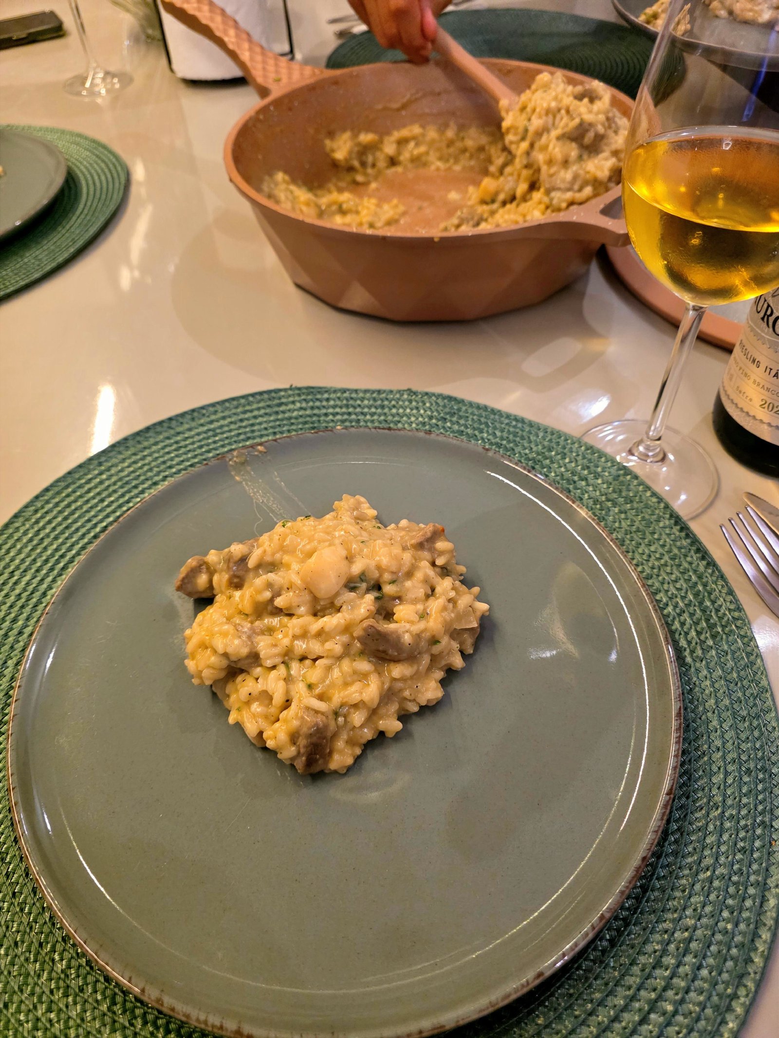 Risoto de Alcatra e Champignon